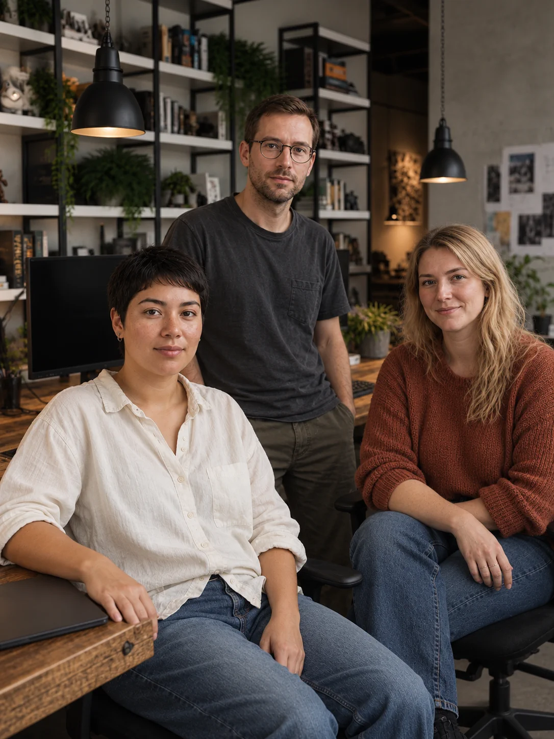 Web and app studio team at work